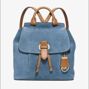 COPY - Michael Kors suede and leather backpack authentic